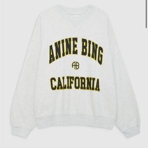 NWT ANINE Bing grey crew neck